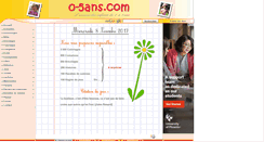 Desktop Screenshot of 0-5ans.com